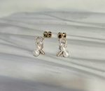 گوشواره مرواریدی ژوپینگ رنگ ثابت کد 2049 - Image 3