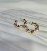 کوشواره طلایی ژوپینگ کد 2050