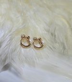 گوشواره مرواریدی رنگ ثابت 2052 - Image 3