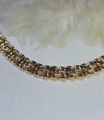 دستبند رنگ ثابت آبکاری طلا  کد 3023 - Image 2