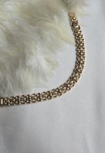 دستبند رنگ ثابت آبکاری طلا  کد 3023 - Image 6