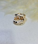 گوشواره میناکاری شده سفید کد 2055 - Image 3