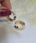 گوشواره میناکاری شده سفید کد 2055 - Image 2