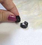 گوشواره مشکی بدون حساسیت کد 2053 - Image 3