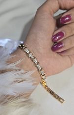 دستبند مشابه طلا برند ژوپینگ رنگ ثابت کد 3028 - Image 3