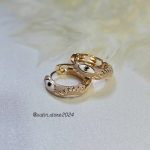 گوشواره میناکاری نسکافه ای کد 2056