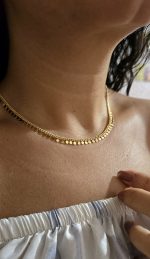 گردنبند کارتیه سکه ای برند ژوپینگ  کد1127 - Image 6