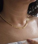 گردنبند کارتیه سکه ای برند ژوپینگ  کد1127 - Image 2