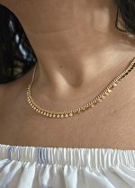 گردنبند کارتیه سکه ای برند ژوپینگ  کد1127 - Image 3