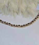 دستبند قلبی نگین کاری شده رنگ ثابت کد 3027 - Image 4