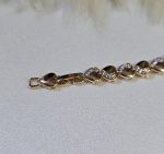 دستبند قلبی نگین کاری شده رنگ ثابت کد 3027 - Image 2