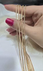 زنجیر ضخیم ونیزی رنگ ثابت کد 1128 - Image 8