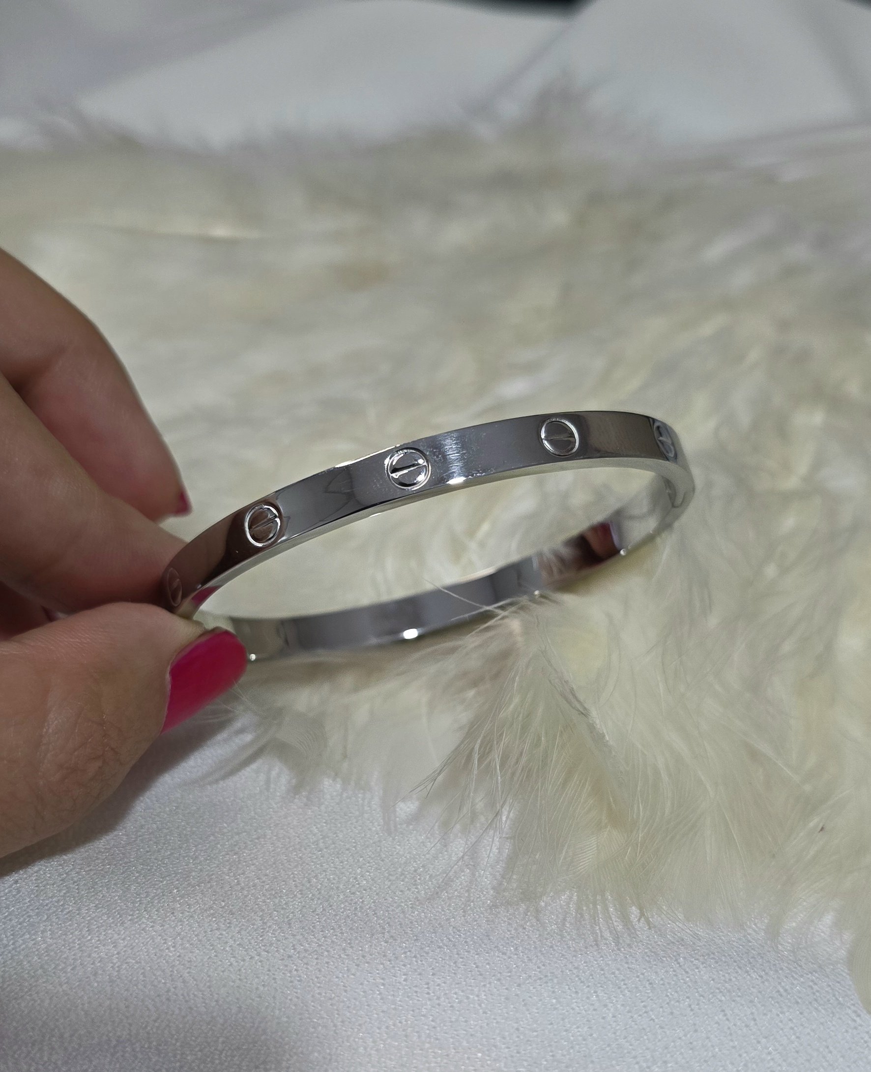 1000097082.jpg دستبند النگویی کارتیر لاو استیل کد 3032 - Image 1