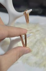 گوشواره طلایی ژوپینگ ساده کد 2060 - Image 6