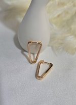 گوشواره طلایی ژوپینگ ساده کد 2060