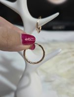 گوشواره حلقه ای ژوپینگ کد 2061 - Image 3