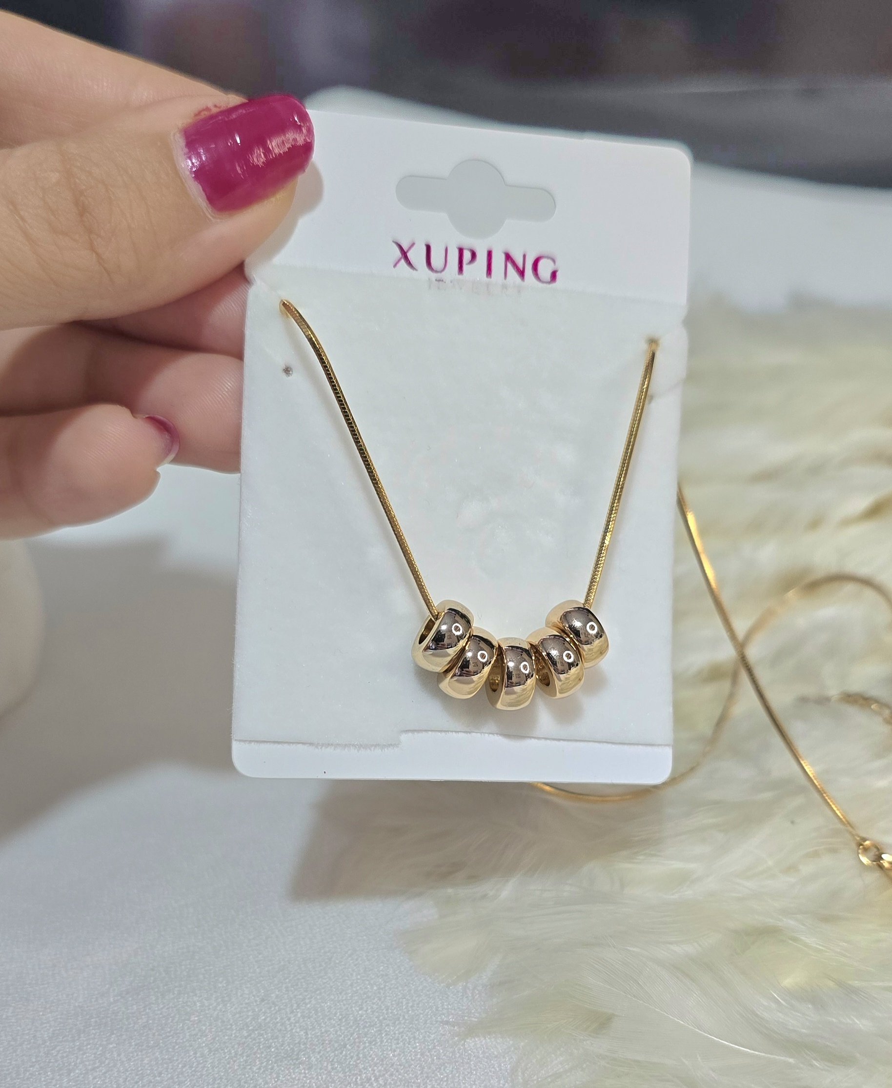 2025/12/1000100367.jpg گردنبند مهره ای ژوپینگ کد 1132 - Image 1