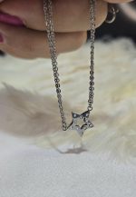 دستبند استیل ستاره نقره ای کد 3039 - Image 5