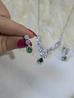 نیمست جواهری نگین سبز کد 5017 - Image 3