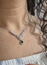 نیمست جواهری نگین سبز کد 5017 - Image 6