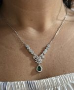 نیمست جواهری نگین سبز کد 5017 - Image 2