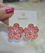 گوشواره فانتزی طرح گل کد 2067 - Image 3