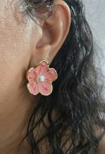 گوشواره فانتزی طرح گل کد 2067 - Image 5