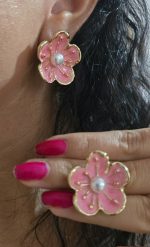 گوشواره فانتزی طرح گل کد 2067 - Image 6