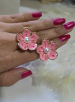 گوشواره فانتزی طرح گل کد 2067 - Image 4