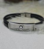 دستبند مردانه مونتبلانک کد 3041