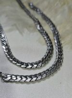 ست دستبند و گردنبند مردانه استیل کد 3046 - Image 4