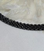 دستبند رولکس مردانه مشکی استیل کد 3051