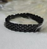 دستبند رولکس مردانه مشکی استیل کد 3051 - Image 5