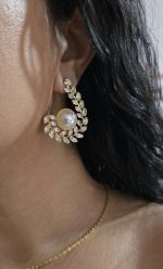 گوشواره فشن مرواریدی شیک کد 2070 - Image 2