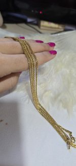 گردنبند طلایی خاویاری استیل کد 1135 - Image 7