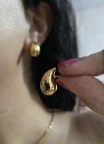 گوشواره اشکی استیل کد 2072 - Image 2