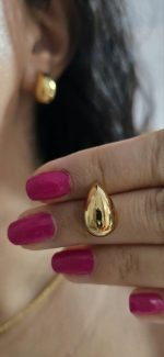 گوشواره اشکی استیل کد 2072 - Image 6