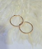 گوشواره حلقه ای درشت ژوپینگ کد 2071 - Image 5