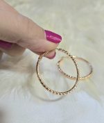 گوشواره حلقه ای درشت ژوپینگ کد 2071 - Image 4