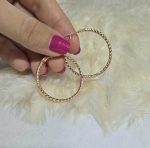 گوشواره حلقه ای درشت ژوپینگ کد 2071 - Image 3