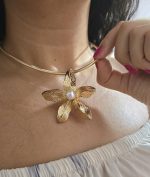 گردنبند گل درشت فشن کد 1136 - Image 7