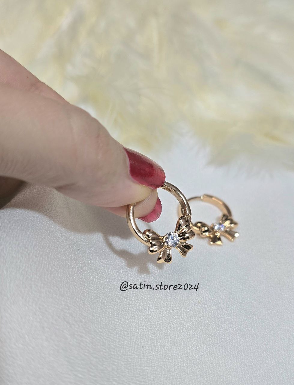 2004.jpg گوشواره ژوپینگ پاپییونی کد 2004 - Image 1