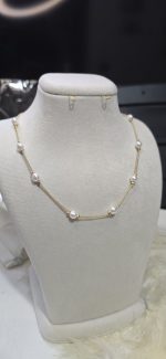 گردنبند مروارید و زنجیر ژوپینگ کد 1137 - Image 8