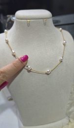 گردنبند مروارید و زنجیر ژوپینگ کد 1137 - Image 4