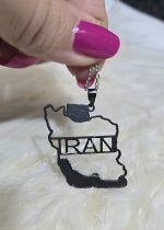 پلاک استیل نقشه ایران کد 8009 - Image 3