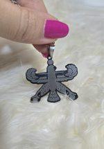 پلاک همای سعادت استیل رنگ ثابت کد 8016 - Image 2