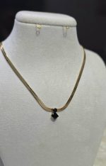 گردنبند استیل ماری نگین دار کد 1143 - Image 4