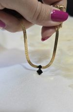 گردنبند استیل ماری نگین دار کد 1143 - Image 3