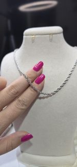 گردنبند طنابی استیل ۶۰ سانتی کد 1146 - Image 5