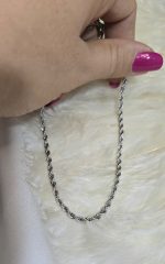 گردنبند طنابی استیل ۶۰ سانتی کد 1146 - Image 3